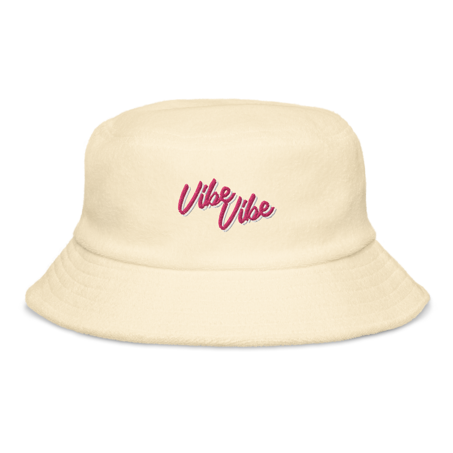 Vibe Vibe Terry Cloth Bucket Hat